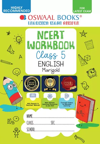 Oswaal NCERT Workbook English (Marigold) Class 5 (Black & White) (For Latest Exam)