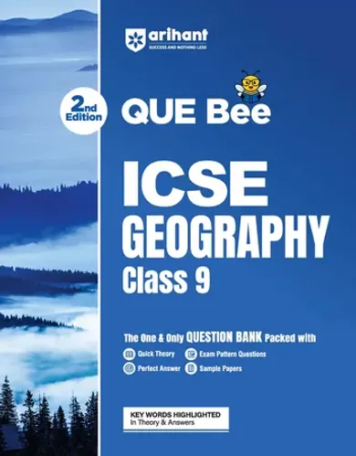 ICSE Geography Class 9 Exam Book | Quick Theory, Exam Pattern Questions & Sample Papers | As per Latest ICSE Syllabus | Que Bee 2nd Edition