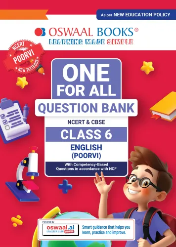 CBSE Class-6 One for All English (Poorvi) For 2026-27 Exam | As Per Latest NCERT & CBSE Syllabus | Chapter-wise Question Bank, Revision Notes, Literature, Grammar & Competency Based Questions