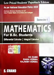 Mathematics For B.sc Students Sem-1 (Lpspe)