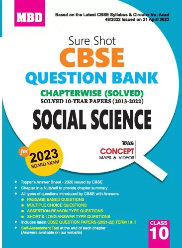 Sure Shot Cbse Qestion Bank C.w. Social Science-10