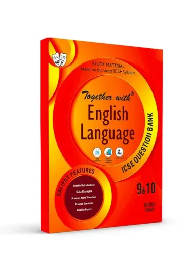 Rachna Sagar Together with ICSE English Language Study Material Question Bank for Class 9&10 Exam 2022-23