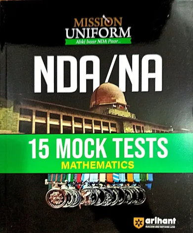 Nda/na 15 Mock Tests Mathematics