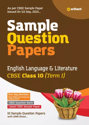 Arihant CBSE Term 1 English Language & Literature Sample Papers Questions for Class 10 MCQ Books for 2021 (As Per CBSE Sample Papers issued on 2 Sep 2021)