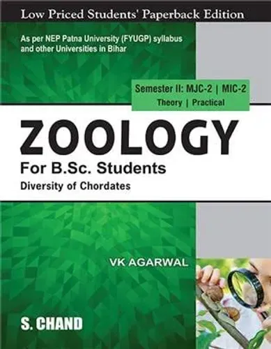 Zoology For B.Sc. Student Sem-II Mjc-2/Mic-2 Latest Edition 2024