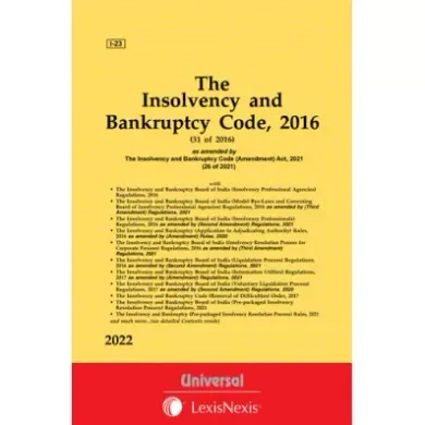 Insolvency and Bankruptcy Code, 2016 with Rules, Regulations and Order