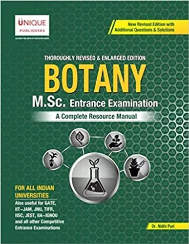 Botany M.Sc. Entrance Examination: A Complete Resource Manual