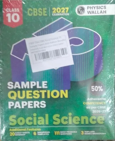 15 Cbse Sample Question Paper Social Science-10 2026