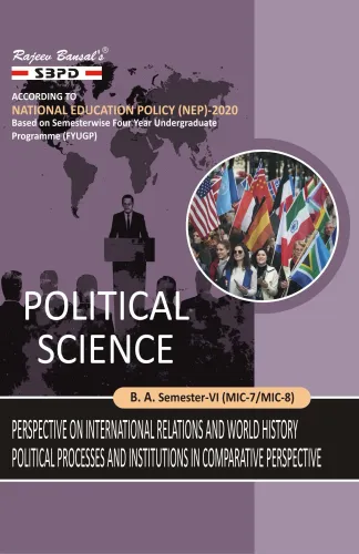 Political Science । Perspective on International Relations and World History (MIC-7) । Political Process and Institutions in Comparative Perspective (MIC-8) B. A. 6th Sem Syllabus According to NEP