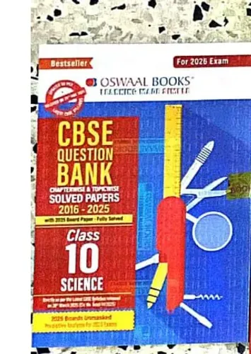 Most Likely Cbse Question Bank Science-10 (2025-26)