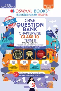 Oswaal CBSE Question Bank Chapterwise For Term 2, Class 10, Social Science (For 2022 Exam) 