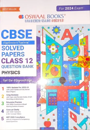 CBSE SOLVED PAPERS CLASS - 12 QUESTION BANK PHYSICS (2024)