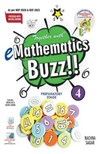 'Together with' e-Mathematics Buzz Class 4 Physical With Digital Edition for Session 2026-27 (CBSE)