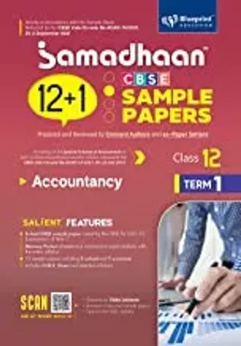 Samadhaan 12+1 CBSE Sample Paper of Accountancy Class 12 (Term 1) - For 2021-2022