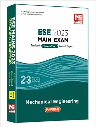 Ese 2023 Main Exam Mechanical Engineering Solved Paper-2
