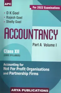 Accountancy (Part-A) Vol-I, Class- XII