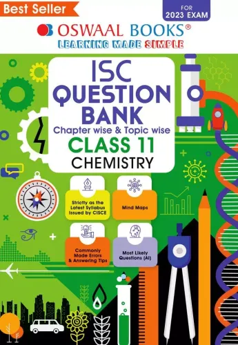 Oswaal ISC Question Bank Class 11 Chemistry Book (For 2023 Exam)