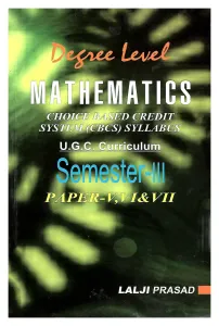 Degree Level mathematics- Paper 5,6,& 7