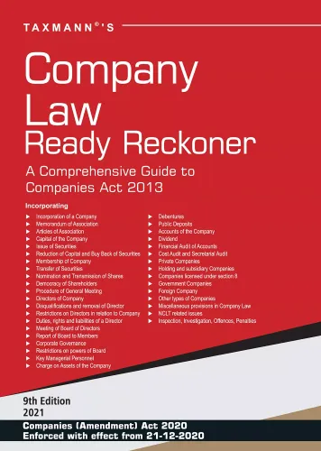 Company Law Ready Reckoner