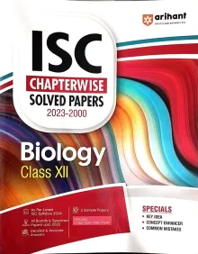 ISC Chapter wise Solved Papers Biology-12