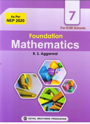 Icse Foundation Mathematics For Class 7