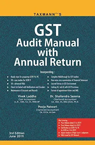 GST Audit Manual with Annual Return