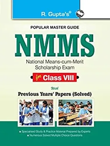 NMMS Exam Guide for Class-VIII (with Previous Years' Papers—Solved)