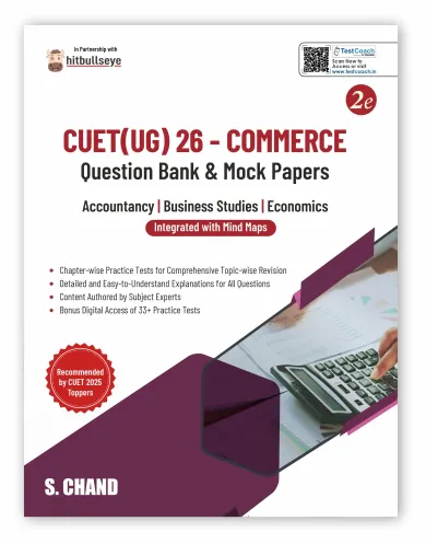 CUET UG 2026 Commerce 2e (Question Bank & Mock Papers) Accountancy + Business Studies + Economics (9789373599274) - Hitbullseye