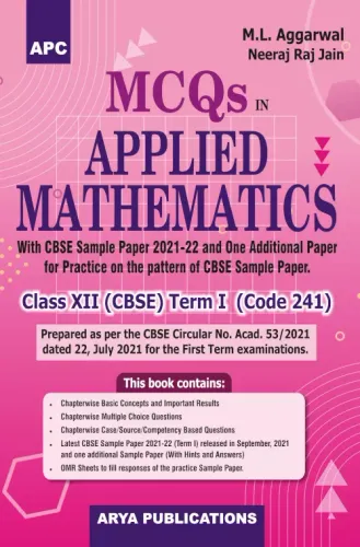MCQs in Applied Mathematics, Class-XII, Term-I (Code-241)