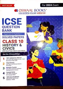 Icse Question Bank History & Civics-10