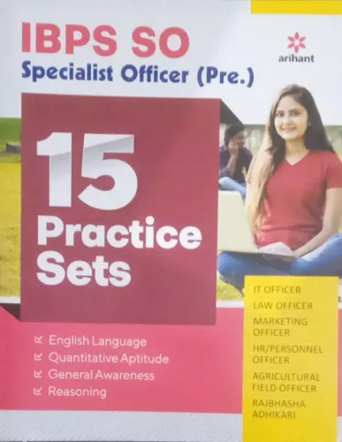 Ibps Specialist Officer 15 Practice Sets