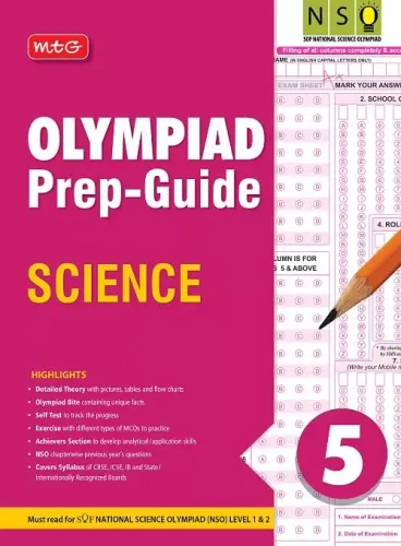 Olympiad Prep-Guide Science Class - 5, NSO Chapterwise Previous Year Question Paper For 2022-23 