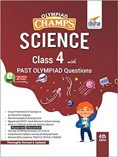 Olympiad Champs Science Class 4 with Past Olympiad Questions 4th Edition