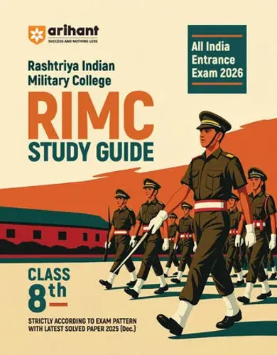 RIMC (Rashtriya Indian Military College) Entrance Exam 2026 | Study Guide Class 8th | As per Latest Exam Pattern with Solved Paper 2025 (Dec.)