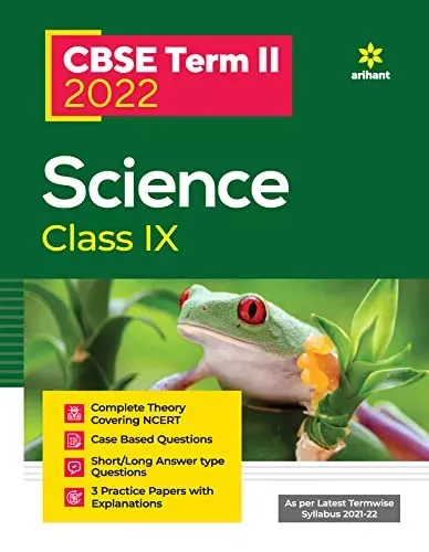 Arihant CBSE Science Term 2 Class 9 for 2022 Exam (Cover Theory and MCQs)