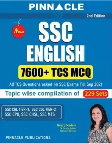 SSC English 7600+ TCS MCQ (Topicwise Compilation of 229 Sets)