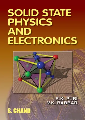 Solid State Physics and Electronics (9788121914758) - V K Babbar