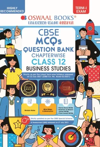 Oswaal CBSE MCQs Question Bank Chapterwise For Term-I, Class 12, Business Studies (With the largest MCQ Question Pool for 2021-22 Exam)