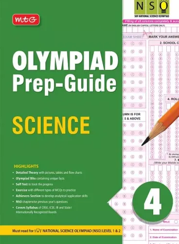 Olympiad Prep-Guide Science Class - 4, NSO Chapterwise Previous Year Question Paper For 2022-23 Exam 