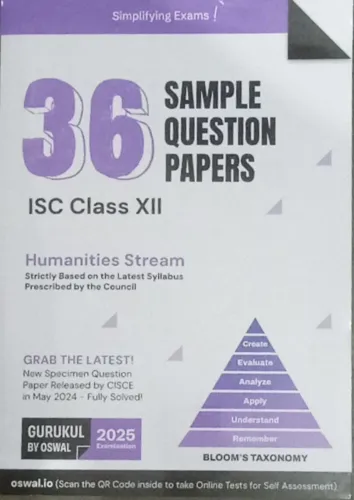 ISC 36 Sample Question Paper  Humanities Stream-12