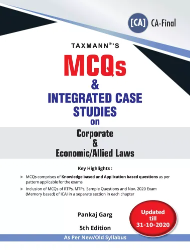 MCQs and Integrated Case Studies on Corporate & Economic/Allied Laws