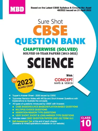 Sure Shot Cbse Qestion Bank C.w. Science-10