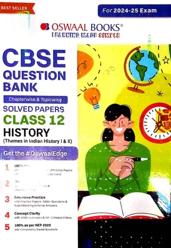 CBSE Question Bank Solved Papers History-12(2024-2025) Latest Edition 2024