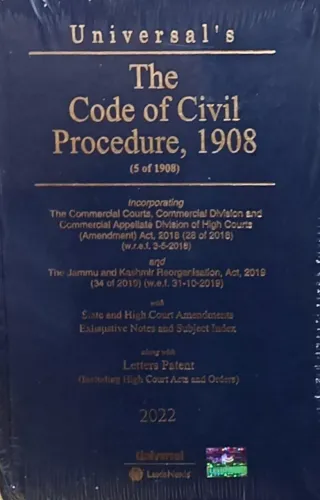 Code Of Civil Procedure 1908 With State & High Court Amendment Letter Patent