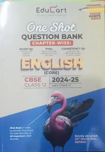 One Shot Cbse Question Bank English Core-12 (2024-25 )