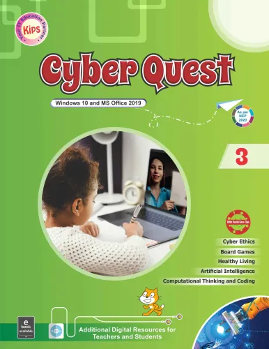 Cyber Quest Window 10 & Ms Office 2019 Class 3 Latest Edition 2024