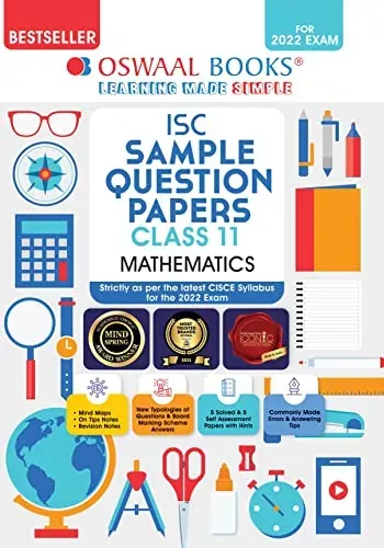 Oswaal ISC Sample Question Paper Class 11 Mathematics Book (For 2022 Exam)