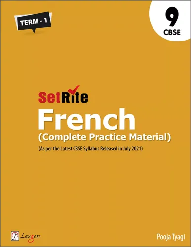 SetRite French (Complete Practice Material) Term 1 for Class 9