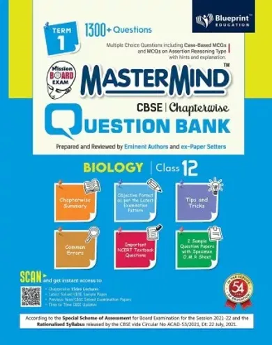 Master Mind CBSE Question Bank - Biology Class 12 |Term 1 |For Session 2021-2022