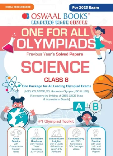 One For All Olympiads Science -8 (sol Papers) 2023